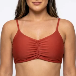 Top com forro costa nua - Telha