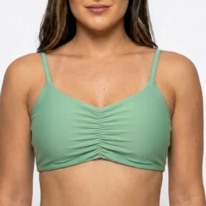 Top com forro costa nua - Verde Bebê