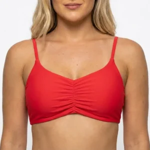 Top com forro costa nua - Vermelho