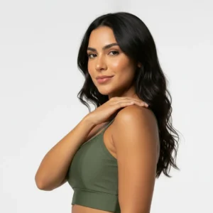 Top duplo de Alça - Verde Militar